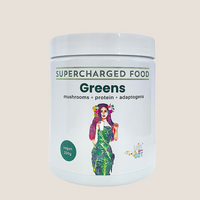 Supercharged Greens Powder + Mushrooms + Protein + Adaptogens